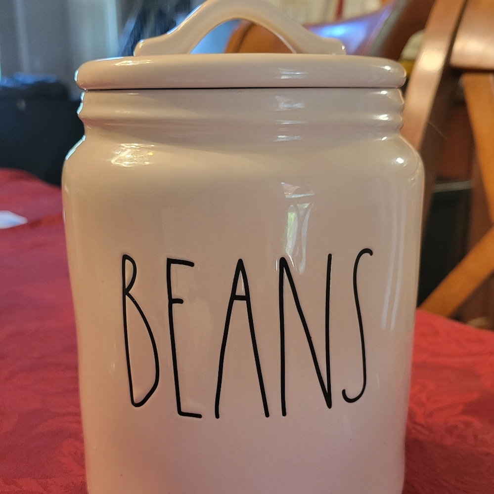 Rae Dunn Beans Canister